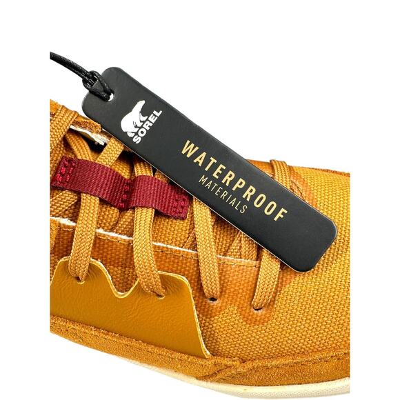 Sorel X Calia Ona 503 Mid Fur Cozy Sneaker Boot Sz 6.5 Canyon Gold /ceramic NIB - Picture 9 of 12